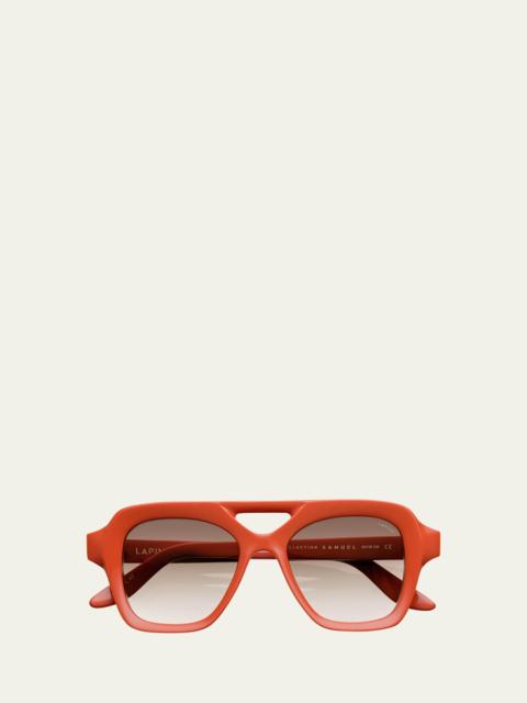 Samuel Acetate Aviator Sunglasses