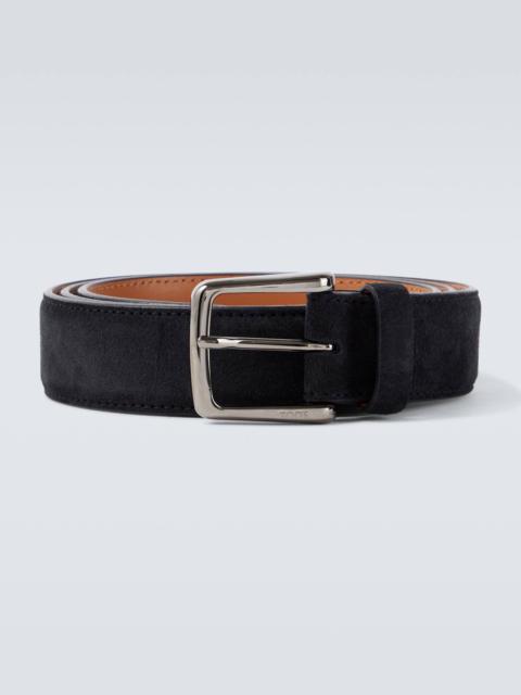Suede belt