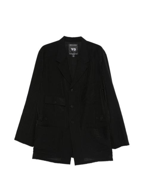 pocket button blazer