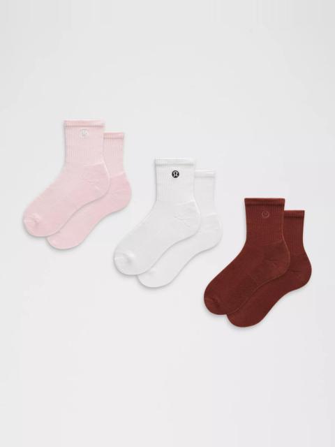 Unisex Daily Essential Quarter Socks *3 Pack