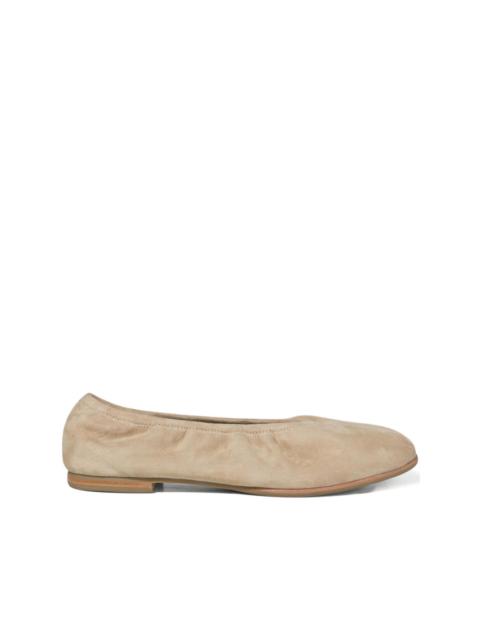 Danna suede elasticated ballet flats