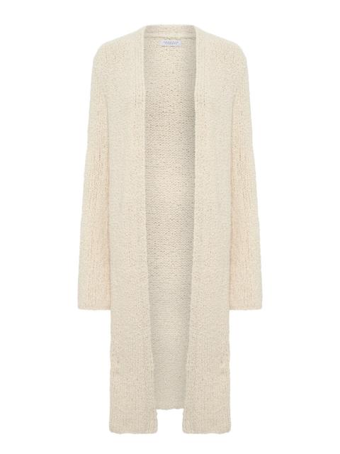 Uxia Knit Cardigan in Ivory Cashmere Boucle