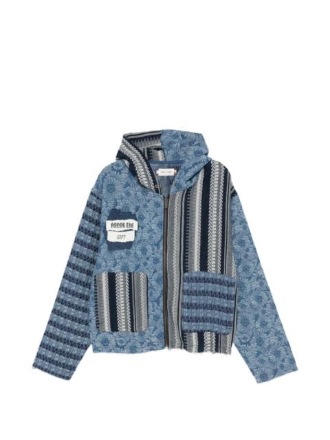 Tapestry hooded jacket