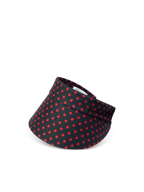 Patty polka-dot visor hat