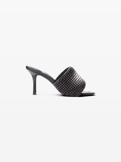 Heiress Mule Sandal in Crystal Mesh