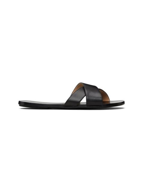 Black Sottile Sandals