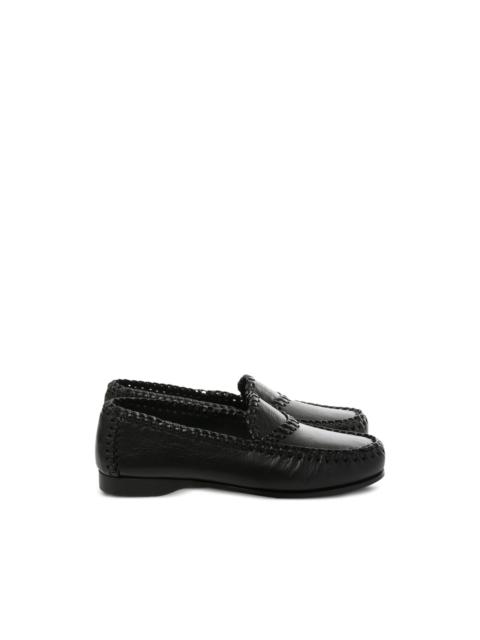braided loafers
