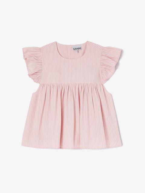 PINK FRILL SLEEVE TOP