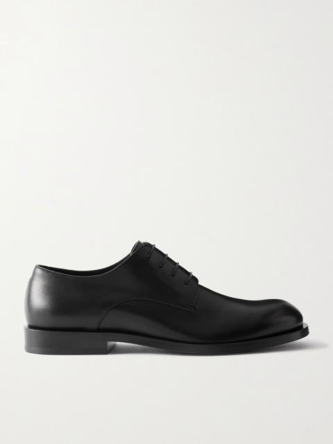 Leather Derby Shoes Black
