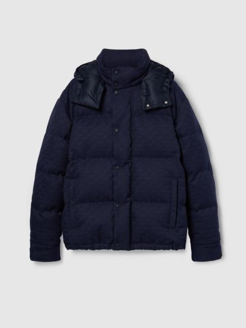GG canvas down jacket
