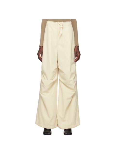 Off-White Wide-Leg Trousers
