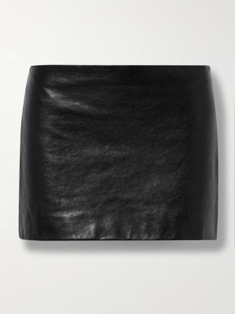 Jett Leather Mini Skirt