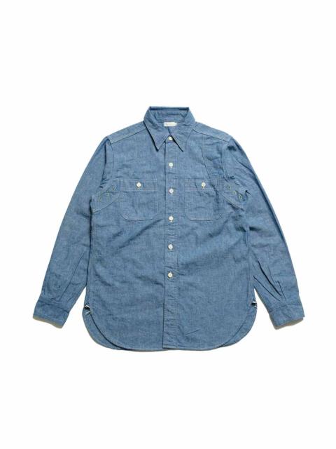 VENTILATION TRIPLE STITCH CHAMBRAY SHIRTS - 3064-25