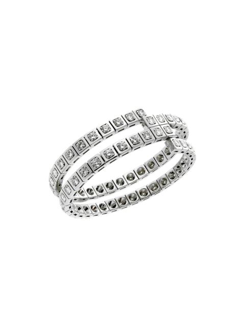 Cartier 18K 9.90 ct. tw. Diamond Wrap Bracelet (Authentic Pre-Loved)