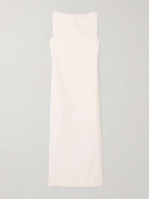 Martay cotton-poplin midi dress