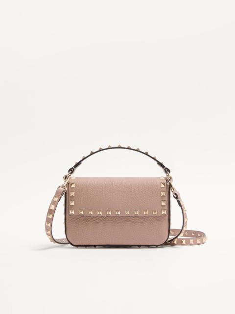 ROCKSTUD GRAINY CALFSKIN POUCH