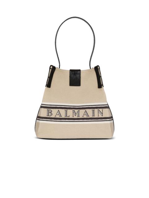 Release Bucket bag in canvas and calfskin