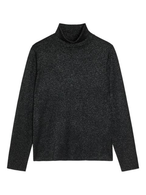 roll-neck long-sleeve T-shirt