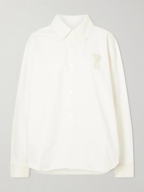 Embroidered Cotton Overshirt