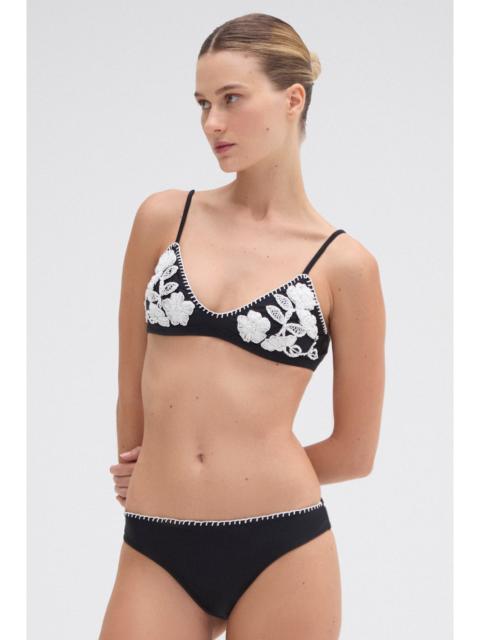 EMBROIDERED BIKINI BOTTOM