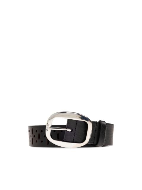 cut-out buckle belt