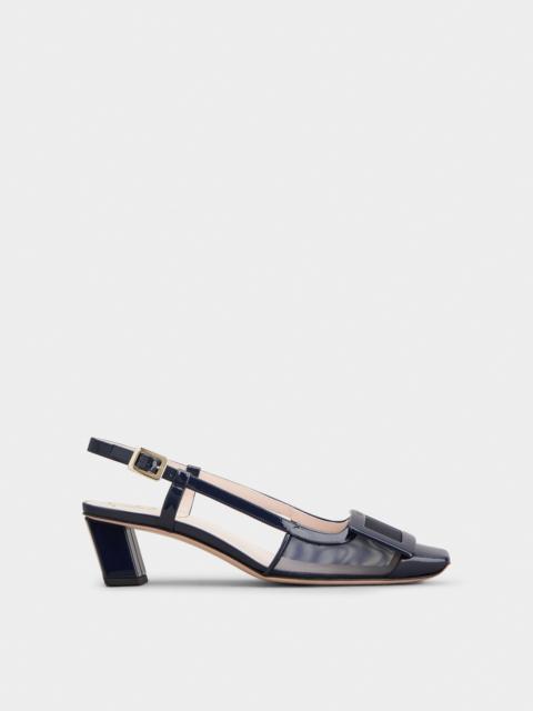 Belle Vivier Slingback Pumps in patent leather