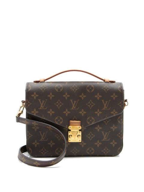 Louis Vuitton Brown Monogram Canvas Pochette Metis (Authentic Pre-Loved)