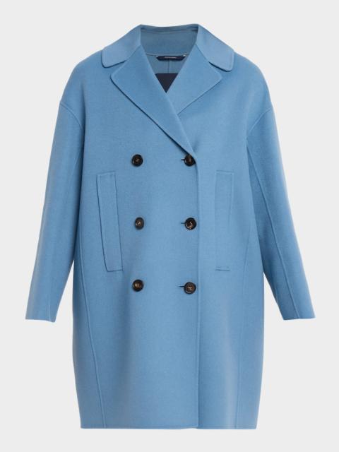 Wool Broadcloth Midi Coat