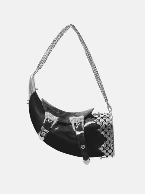 WHORNE BAG PATENT LEATHER BLACK