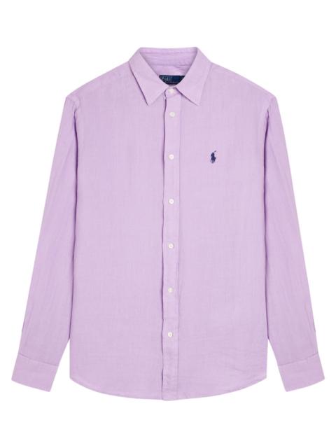 Polo Ralph Lauren Logo-embroidered Linen Shirt