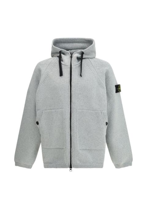 hooded zip sweater