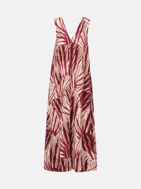 Printed maxi dress