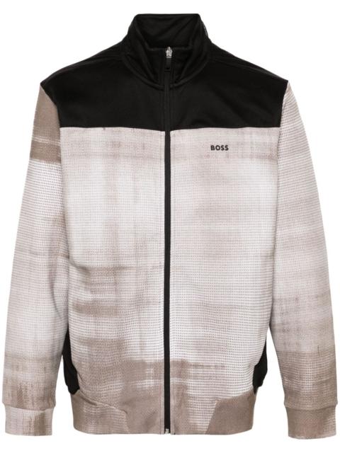 abstract-pattern track jacket