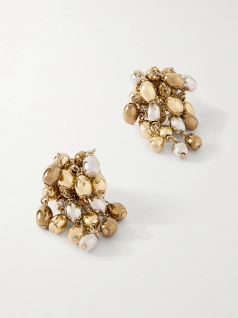 Seeds Gold And Silver-tone Earrings