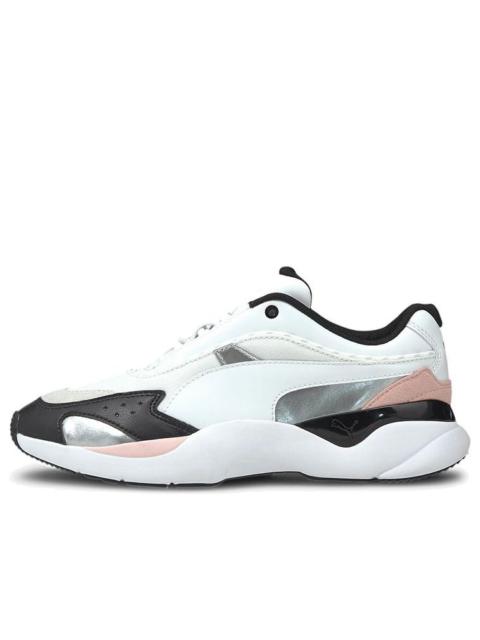 (WMNS) PUMA Lia FS Low White/Black/Silver 373441-01