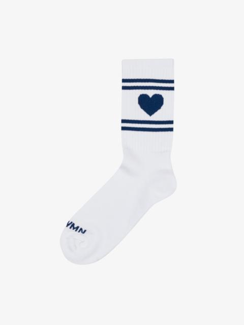 NAVY HEART LES CHAUSSETTES SOCKS