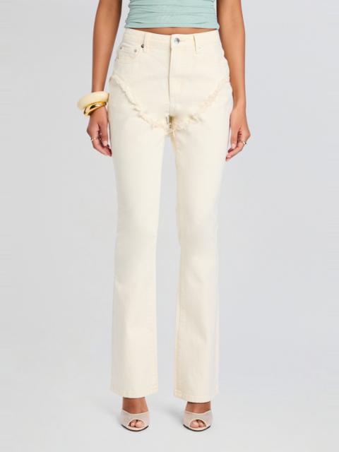 DAHLIA FRAYED BOOTCUT JEAN