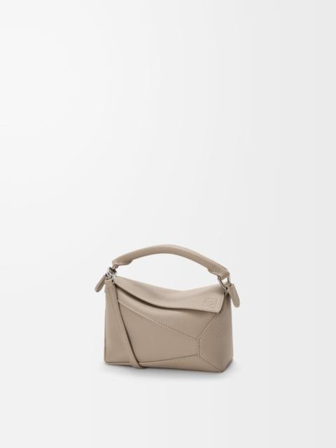 Mini Puzzle Edge bag in soft grained calfskin