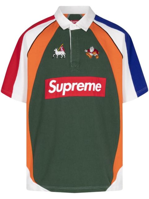 Rugby "Multicolor" embroidered polo shirt