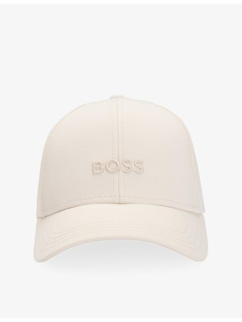Brand-embroidered cotton-twill baseball cap
