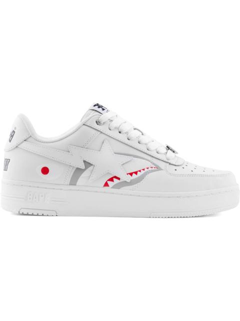 A Bathing Ape Bape Sta Low #2 Shark White