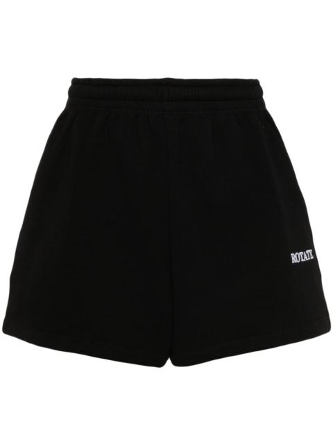 logo-embroidered track shorts