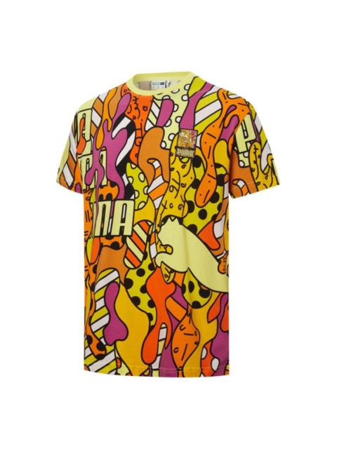 PUMA x BRITTO Aop Tee Sports Unisex Orange 532235-51