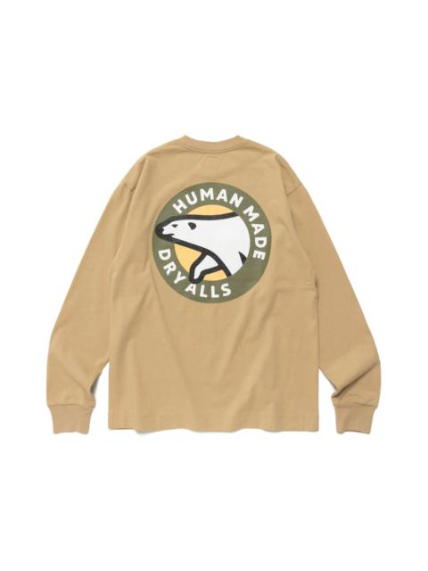 Human Made Polar Bear Graphic L/S Tee Beige