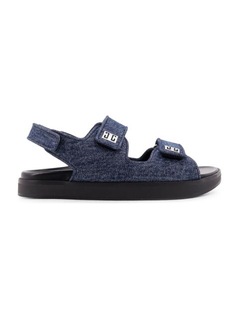 Strap Flat Denim Sandals