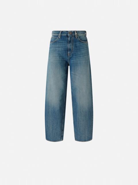 SOFT DENIM BALLOON-FIT JEANS