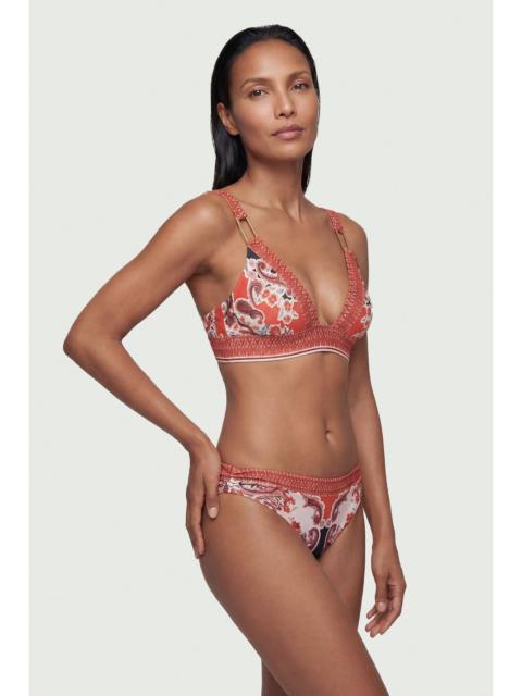 Scarf Mirrored Print Bikini Bottoms
