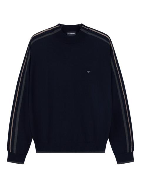 stripe-detail sweater