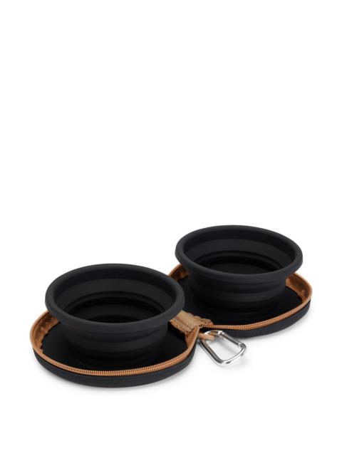 COLLAPSIBLE DOG BOWLS IN SILICONE WITH ZIP-UP CASE
