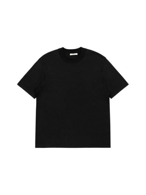 SLIM KNIT TEE BLACK